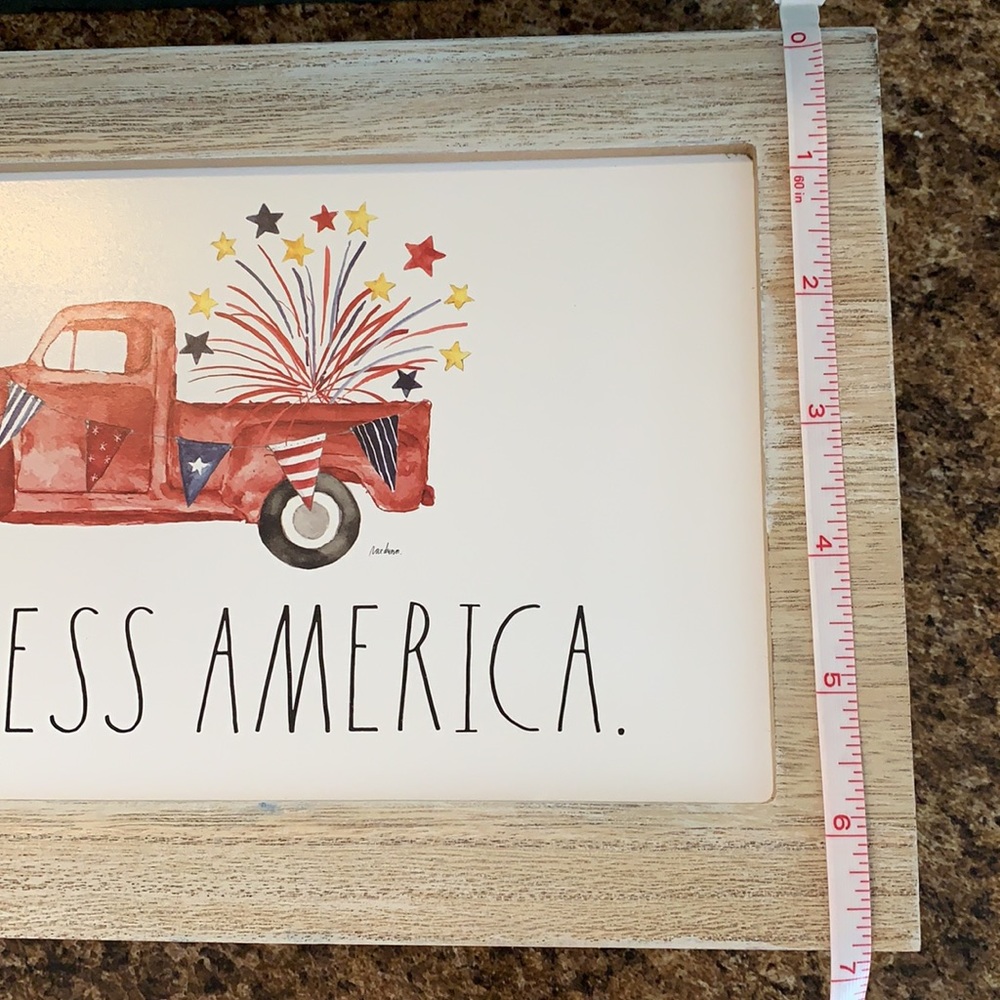 Rae Dunn God Bless America truck sign - Picture 5 of 5